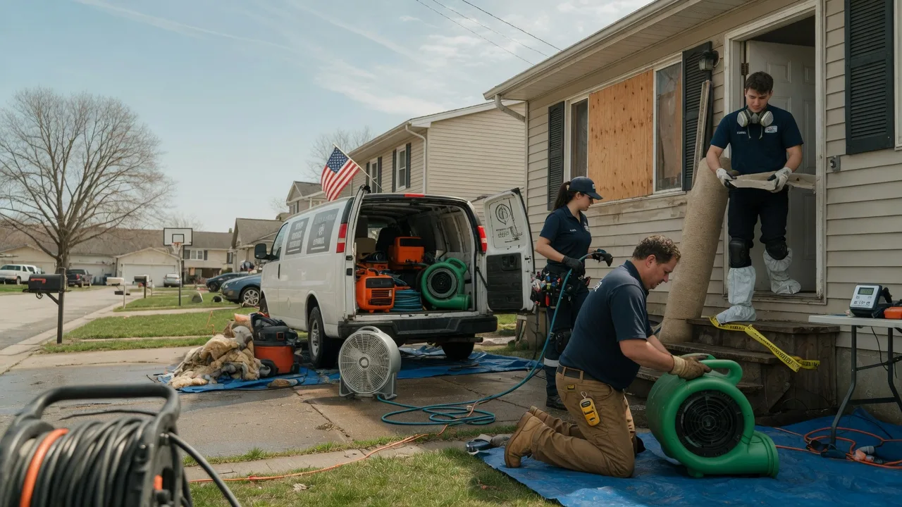 Water Damage Restoration in Wellington, OH near me